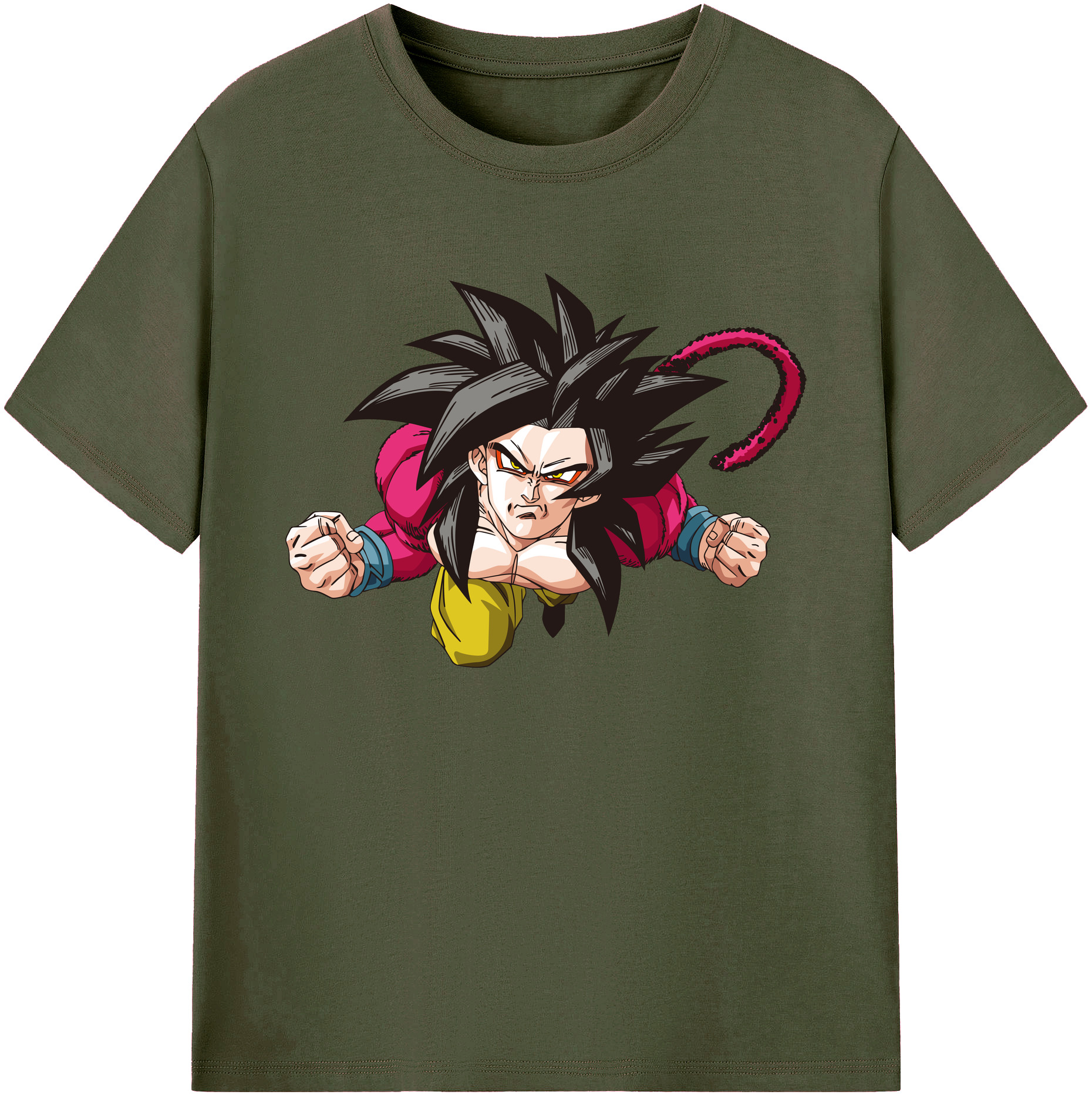 （画像用） ドラゴンボール 孫悟空（そん ごくう）Son Goku カカロット DRAGON BALL Kakarotto 綿100％ メンズ半袖Tシャツ｜肌触りやわらか＆通気性
